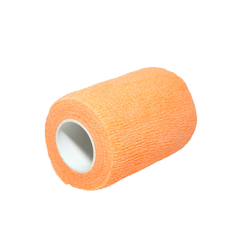 Oransje selvklebende bandasje